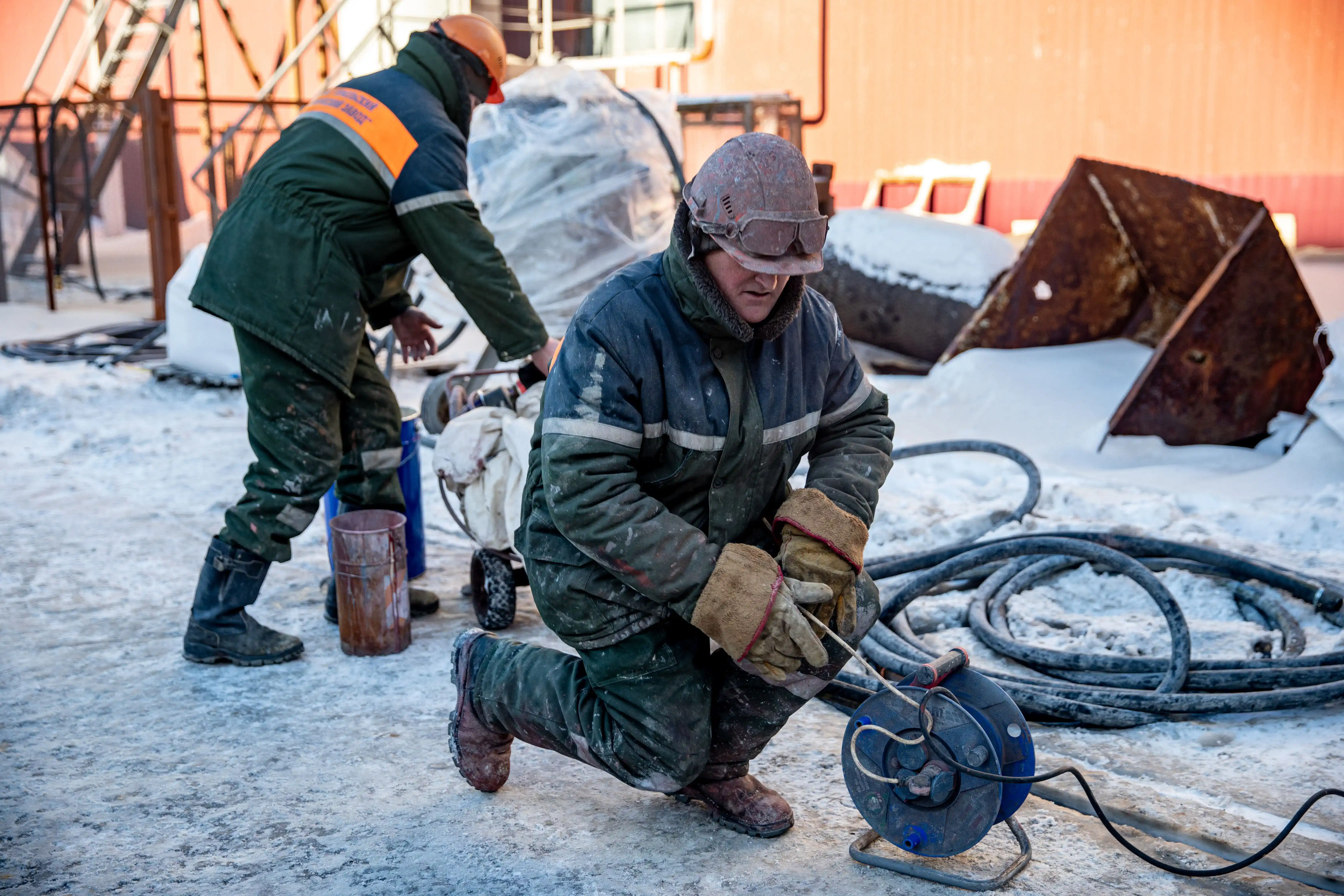 Оборудование в работе