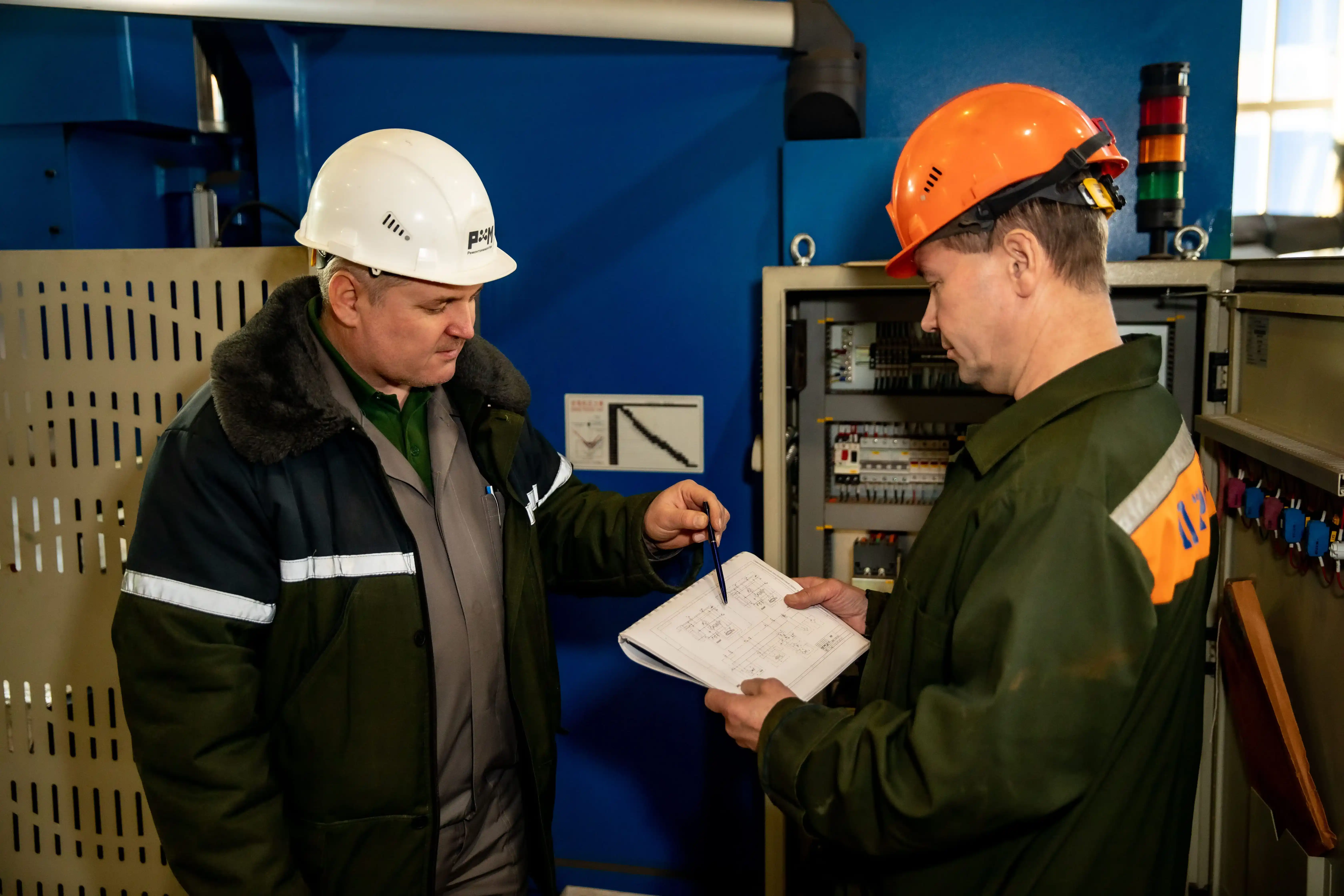 Рабочие места в цехе